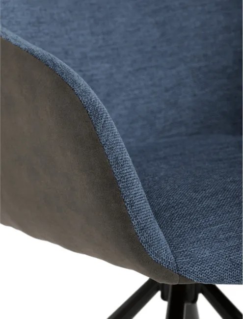 Jedálenská stolička modrá DCH-Y1143 BLUE2