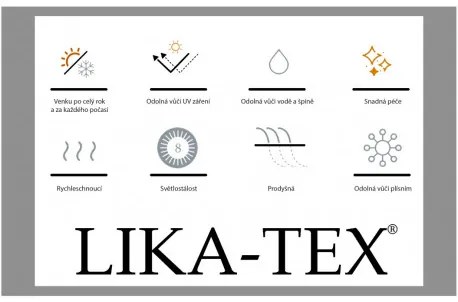 Doppler CORDOBA  LIKA-TEX® - luxusná záhradná súprava