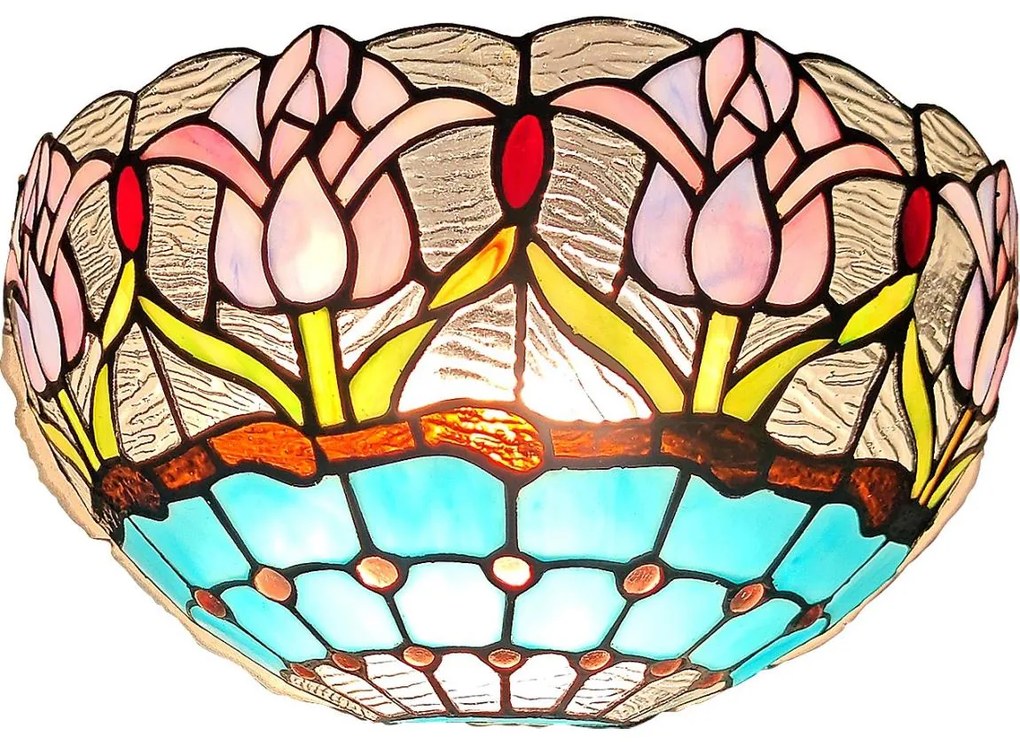 Brilagi - Tiffany vitrážné nástenné svietidlo LORAS 1xE14/40W/230V