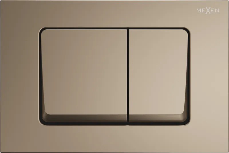 Mexen Fenix 10 XS splachovacie tlačidlo, Zlatá - 601004