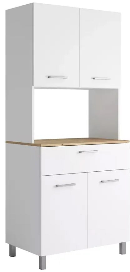 Príborník Milano biela doska dub artisan