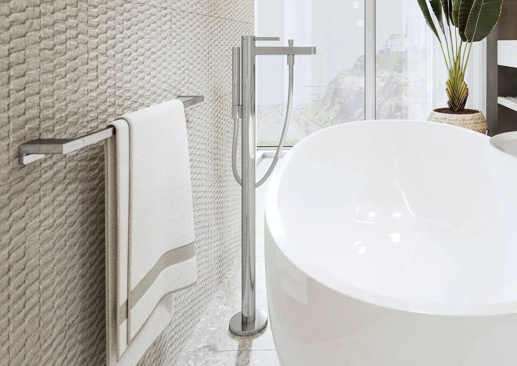 Hansgrohe AddStoris, držiak na uterák, chrómová, HAN-41747000