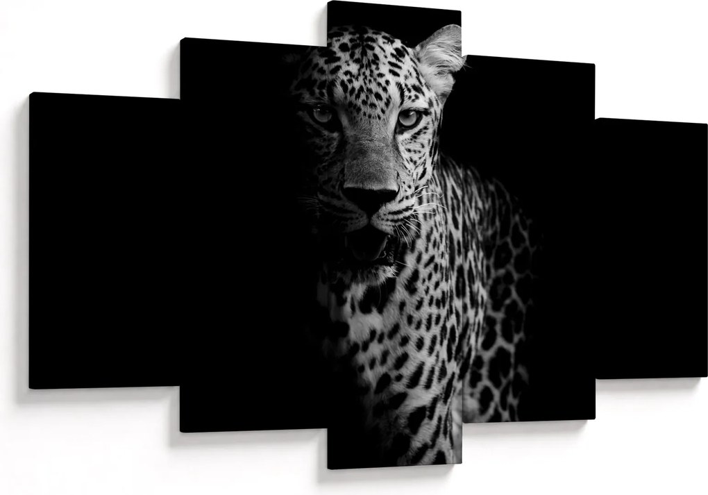 Obraz - Portrét leoparda (150x105 cm)