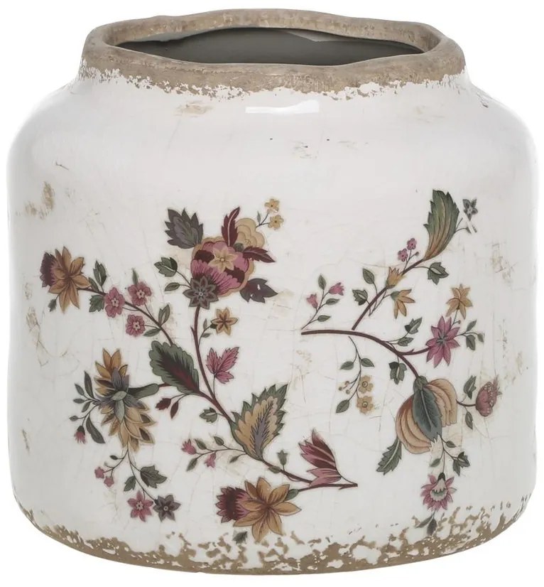 Keramický obal na kvetináč s kvetmi Nancy - Ø 13*13 cm