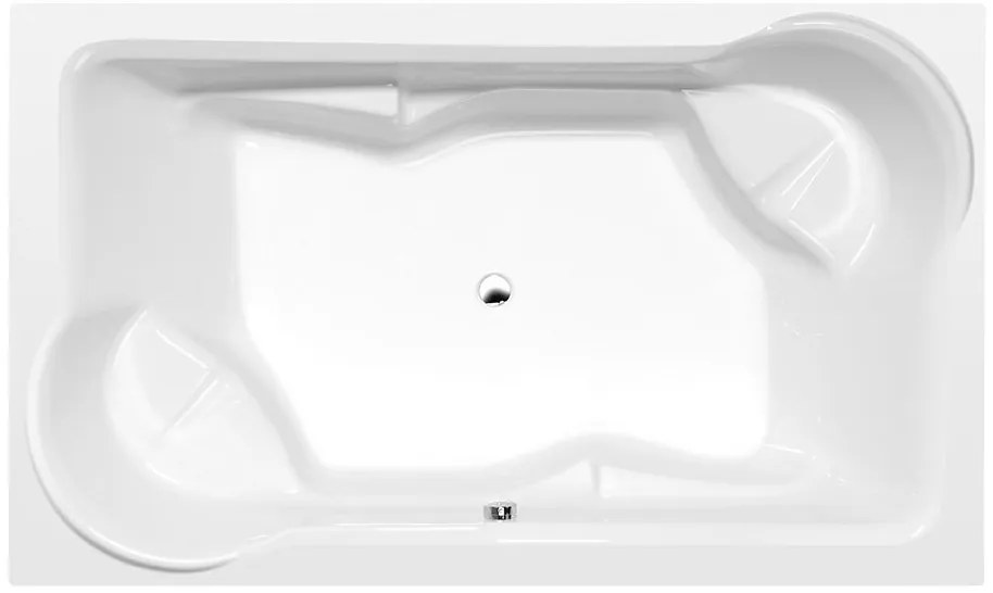 Polysan Polysan, DUO obdĺžniková vaňa 200x120x45cm, biela, 16111