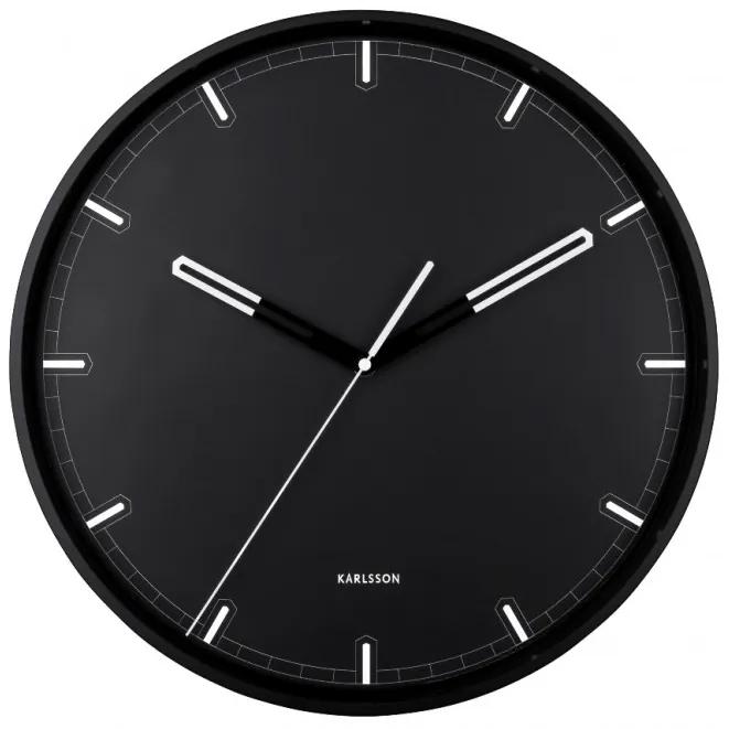 Designové nástěnné hodiny 5774BK Karlsson 40cm