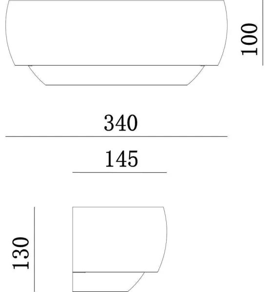 Deko-Light 341206 - Nástenné svietidlo TWYNNDA 1xE14/40W/230V biela