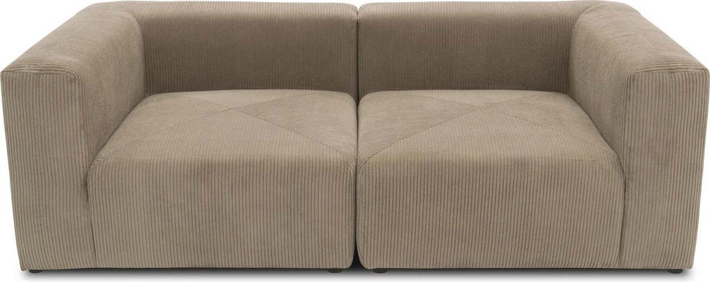 XXXLutz DVOJMIESTNA POHOVKA, textil, bahenná hnedá MID.YOU - Sedačky - 001776018410