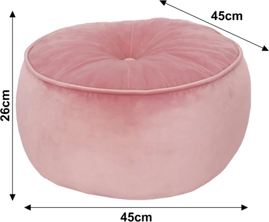 Taburet, látka staroružová, KEREM