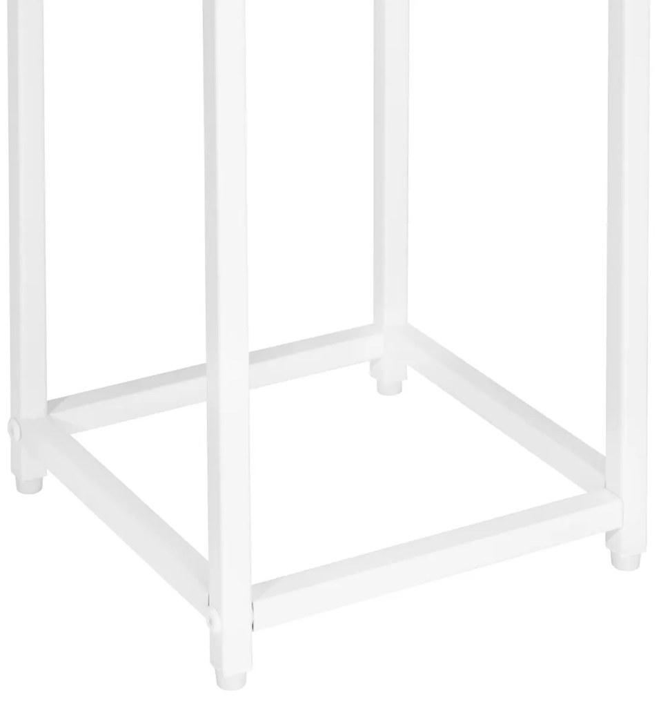 Květinový stojan Loft Arben 40 cm bílý/dub Craft