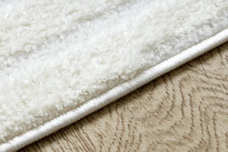 Dywany Łuszczów, Kusový koberec Mode 8589 geometric cream, 140x190, biela, kancelária