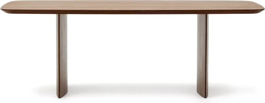 Hnedý jedálenský stôl v dekore orecha 100x240 cm Litto – Kave Home