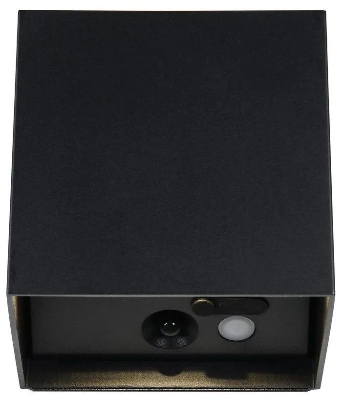 LED nástenné vonkajšie svietidlo so senzorom pohybu na USB (výška 10 cm) Genie – Trio