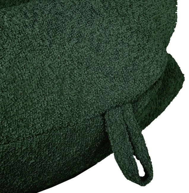 Sedací vak SAKO tmavozelený bouclé