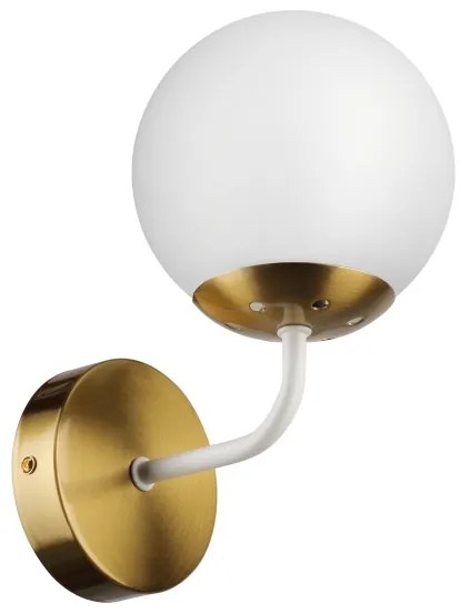 Brilagi - Nástenná lampa MALIVA 1xE14/15W/230V zlatá/biela