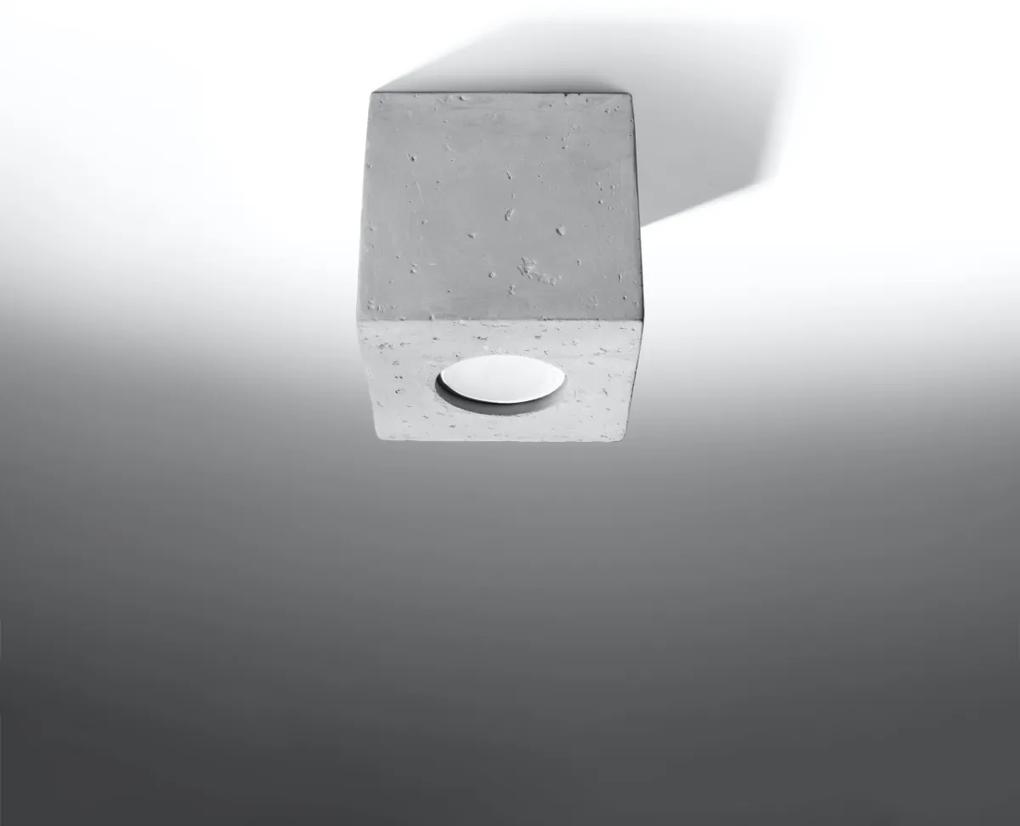 Sollux Lighting Stropné svietidlo QUAD concrete