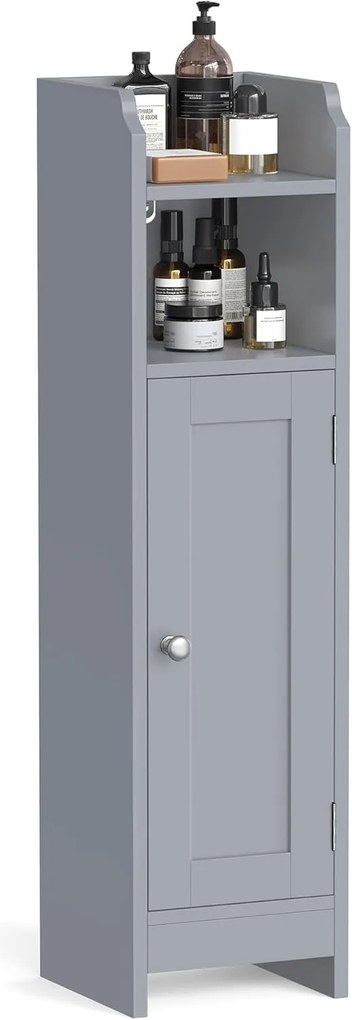 Kúpeľňová skrinka Vasagle Teisa sivá