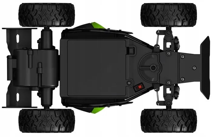 Kruzzel 22439 Terénne auto RC 1:18, 2.4Ghz, 15 km/h čierne