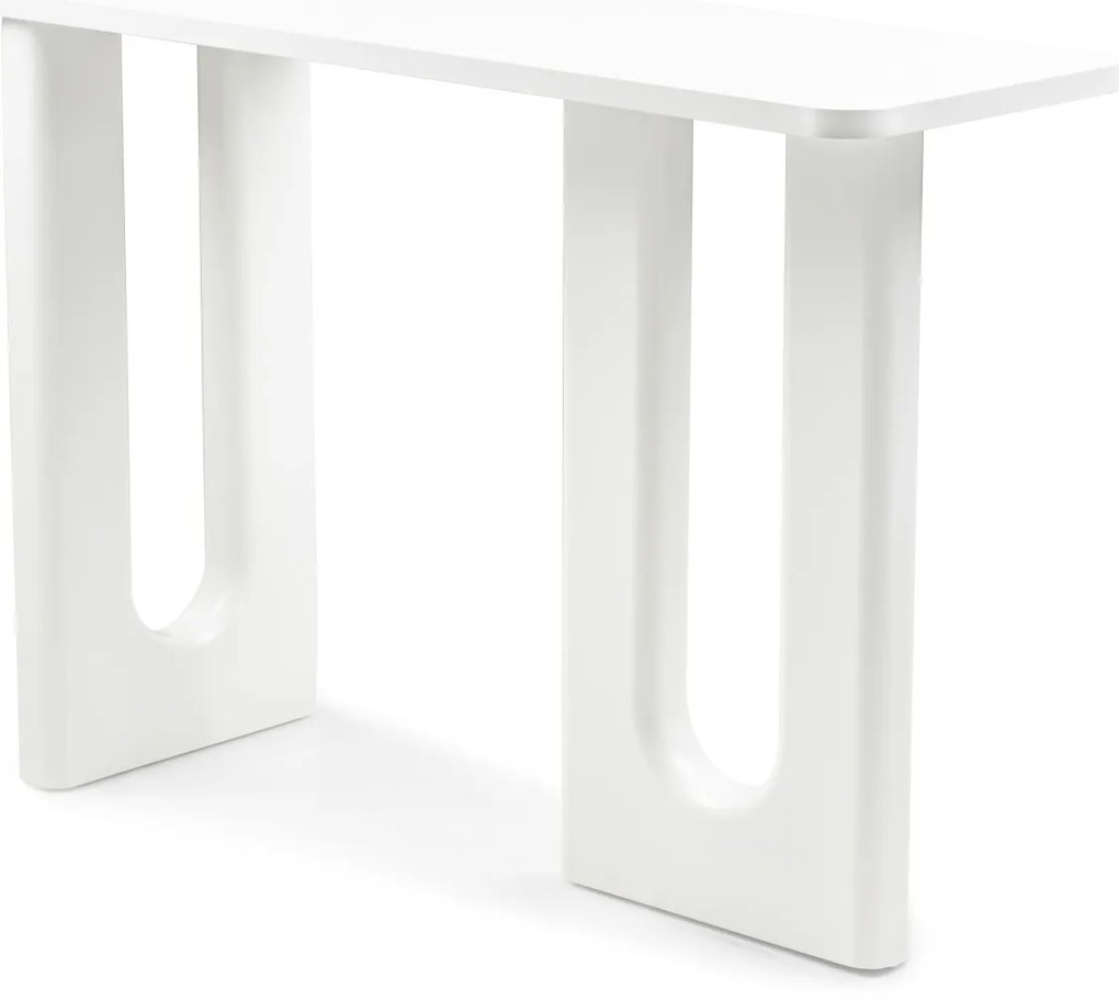 Konzolový stolek Lichi 120 cm bílý