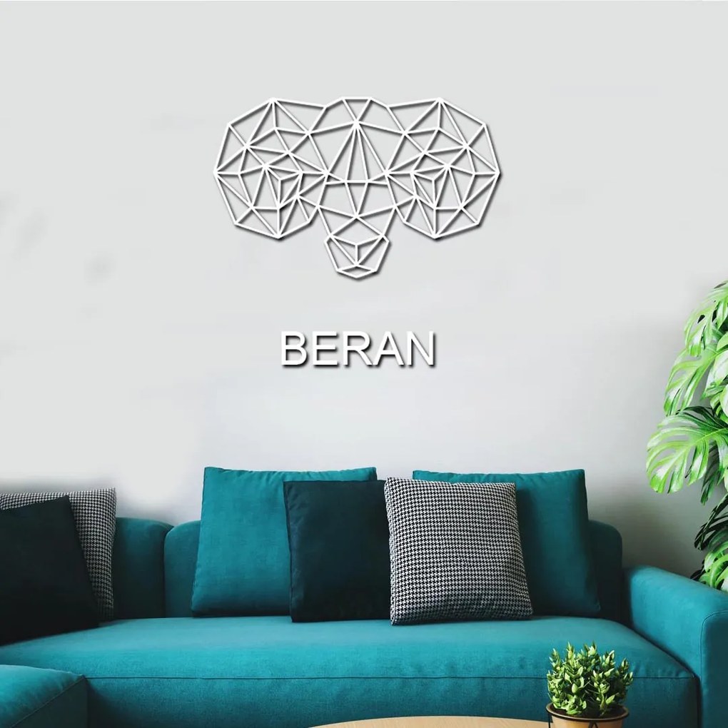 drevo zivota Drevená dekorácia na stenu znamenia BERANA Farebný vzor: Dub Sonoma, Rozmery (cm): 40x25