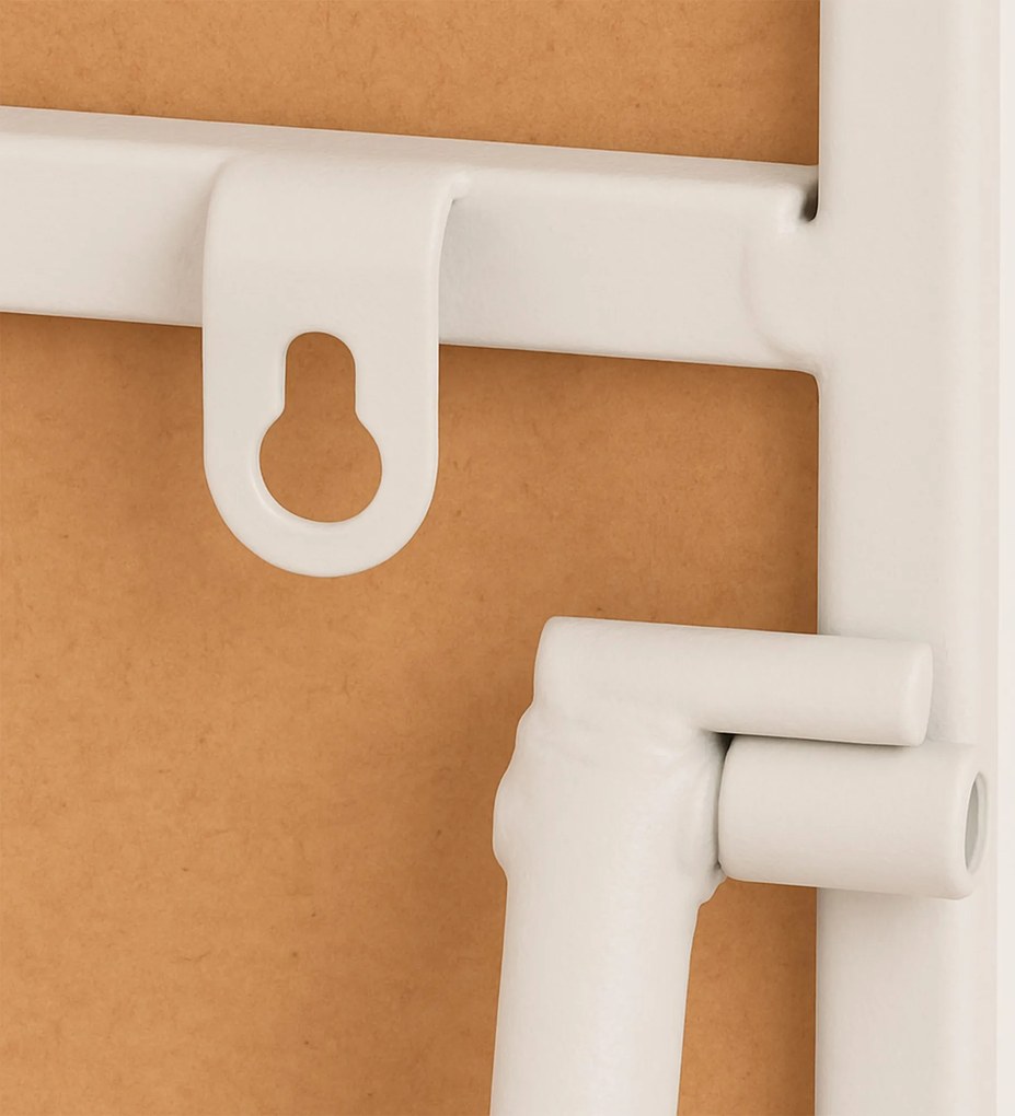 Zrkadlo Moline 140x40 cm - biele matné