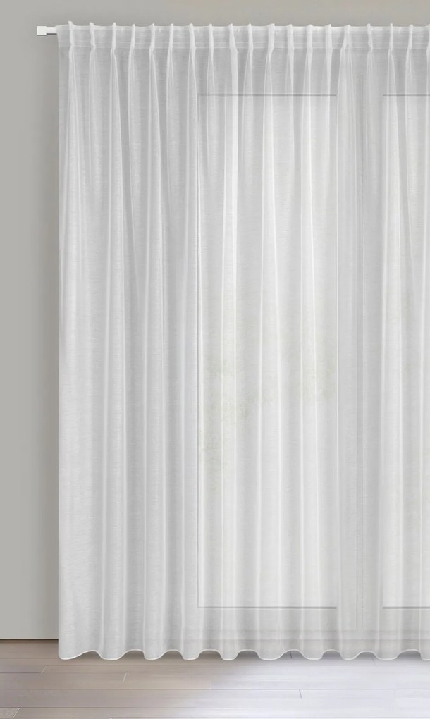 ZÁCLONA NA PÁSKE BELISSA 400X300 CM BIELA