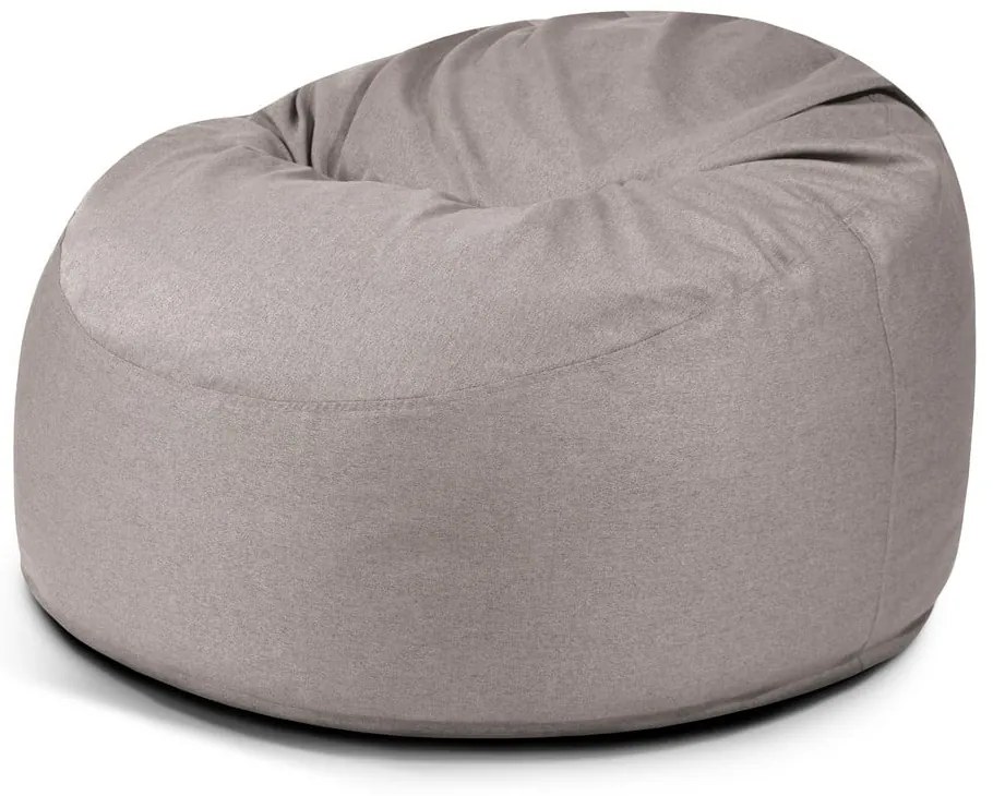 Sivobéžový sedací vak Om 110 – SLOWDOWN