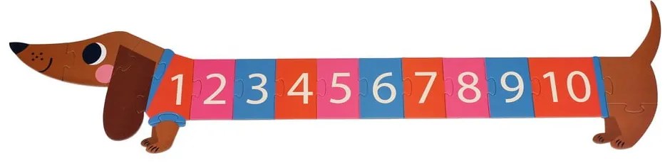 Puzzle (počet dielikov 16) Sausage Dog – Rex London