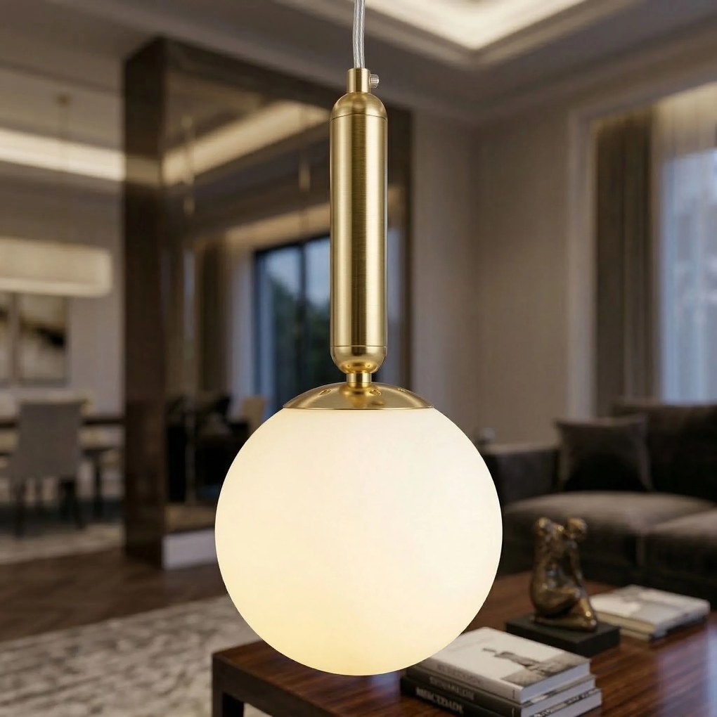 Toolight Toolight, ZÁVESNÁ STROPNÁ LAMPA G179-3CP GOLD, OSW-07823