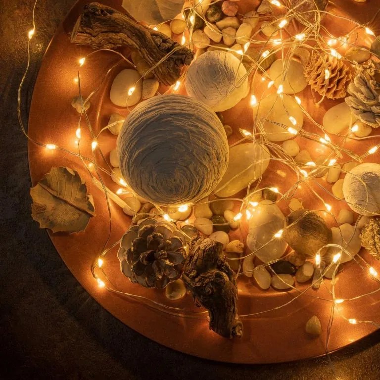 Nexos 74004 Svetelná reťaz - 2 x 200 LED, teple biela