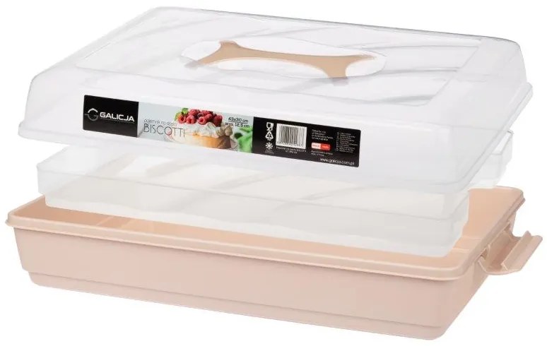 Prenosný box na potraviny Biscotti - ružová