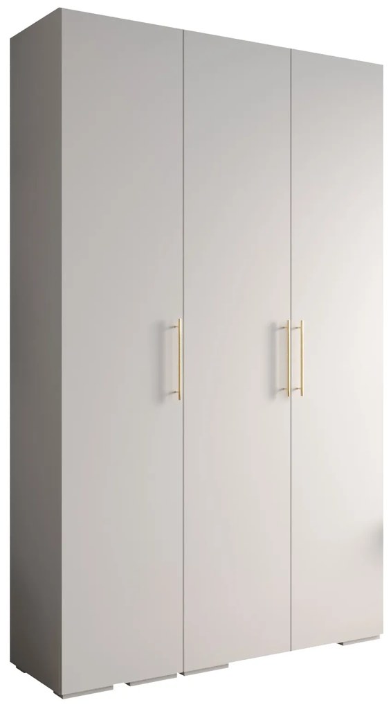 Šatníková zostava Inova 3 - biela / 150 cm