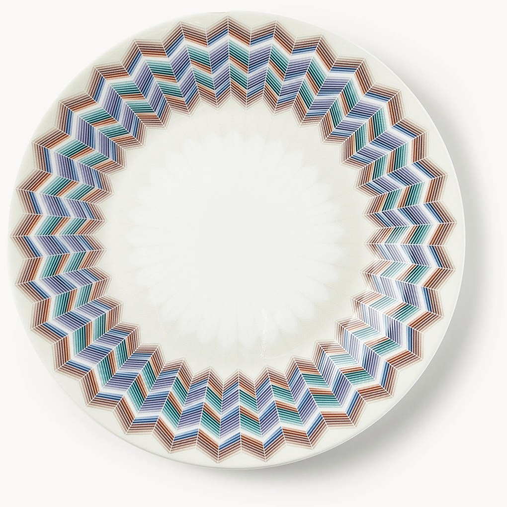 Súprava raňajkových tanierov z čínskeho porcelánu Jarris, 6 ks