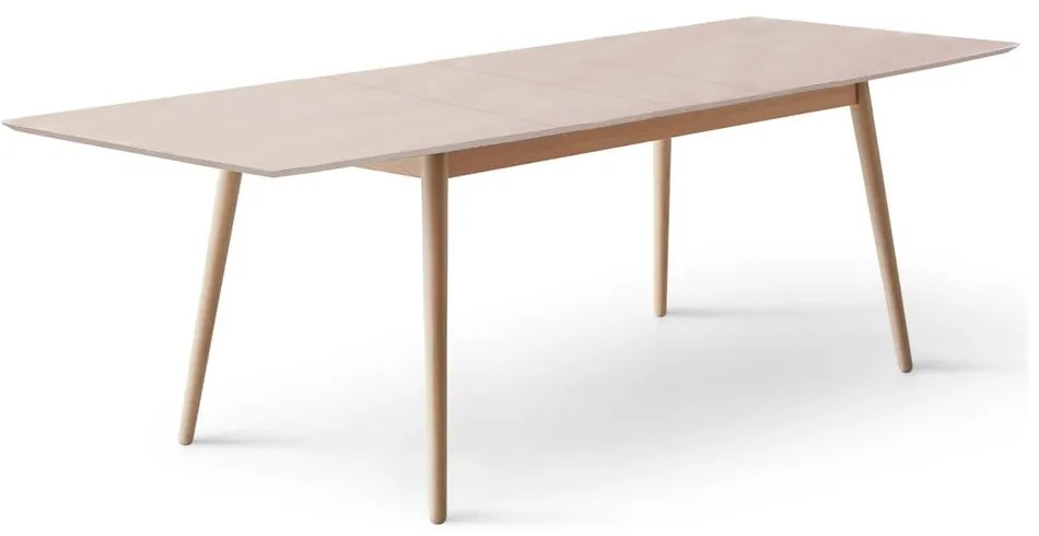 Rozkladací jedálenský stôl s doskou v dubovom dekore a prídavnou doskou 90x165 cm Meza – Hammel Furniture