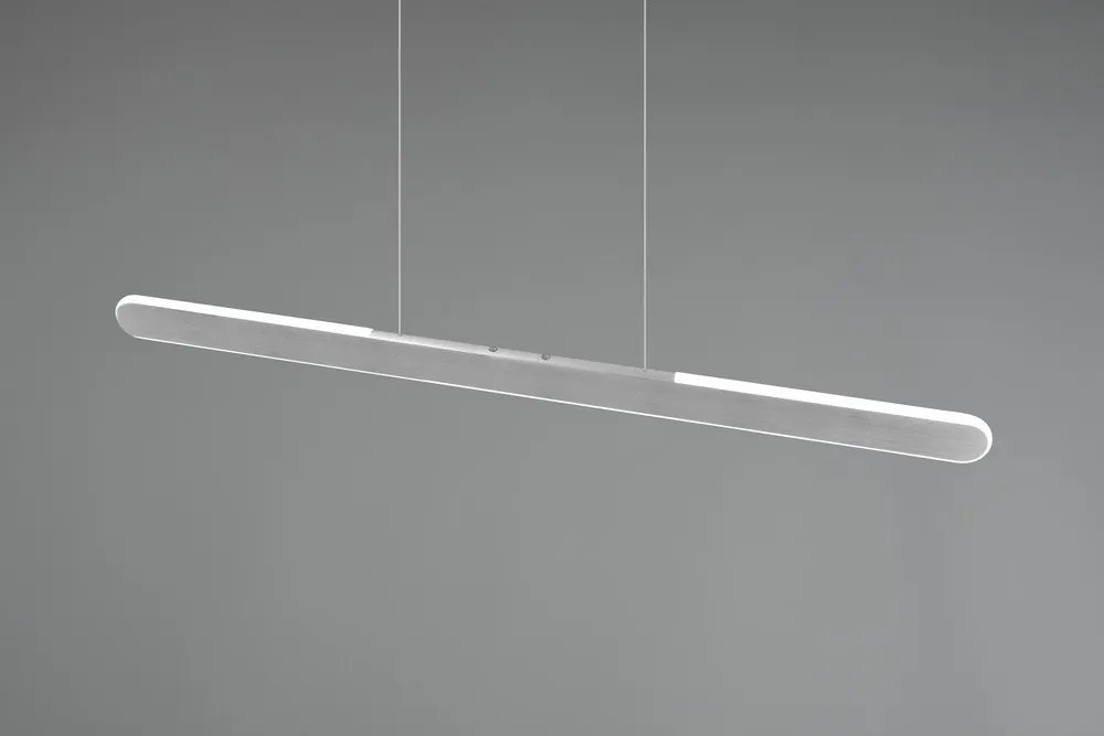 Svetlosivé LED závesné svietidlo Helios – Trio