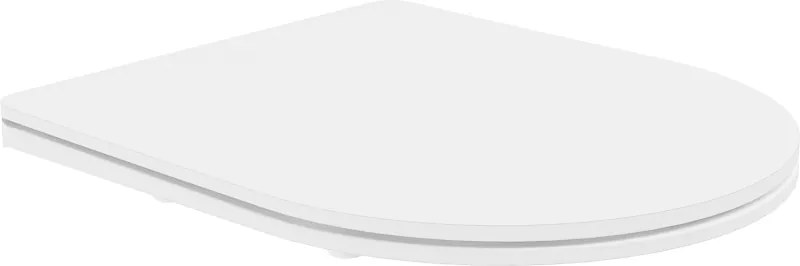 Mexen pomaly sklopná doska slim, duroplast, biela matná - 39740001