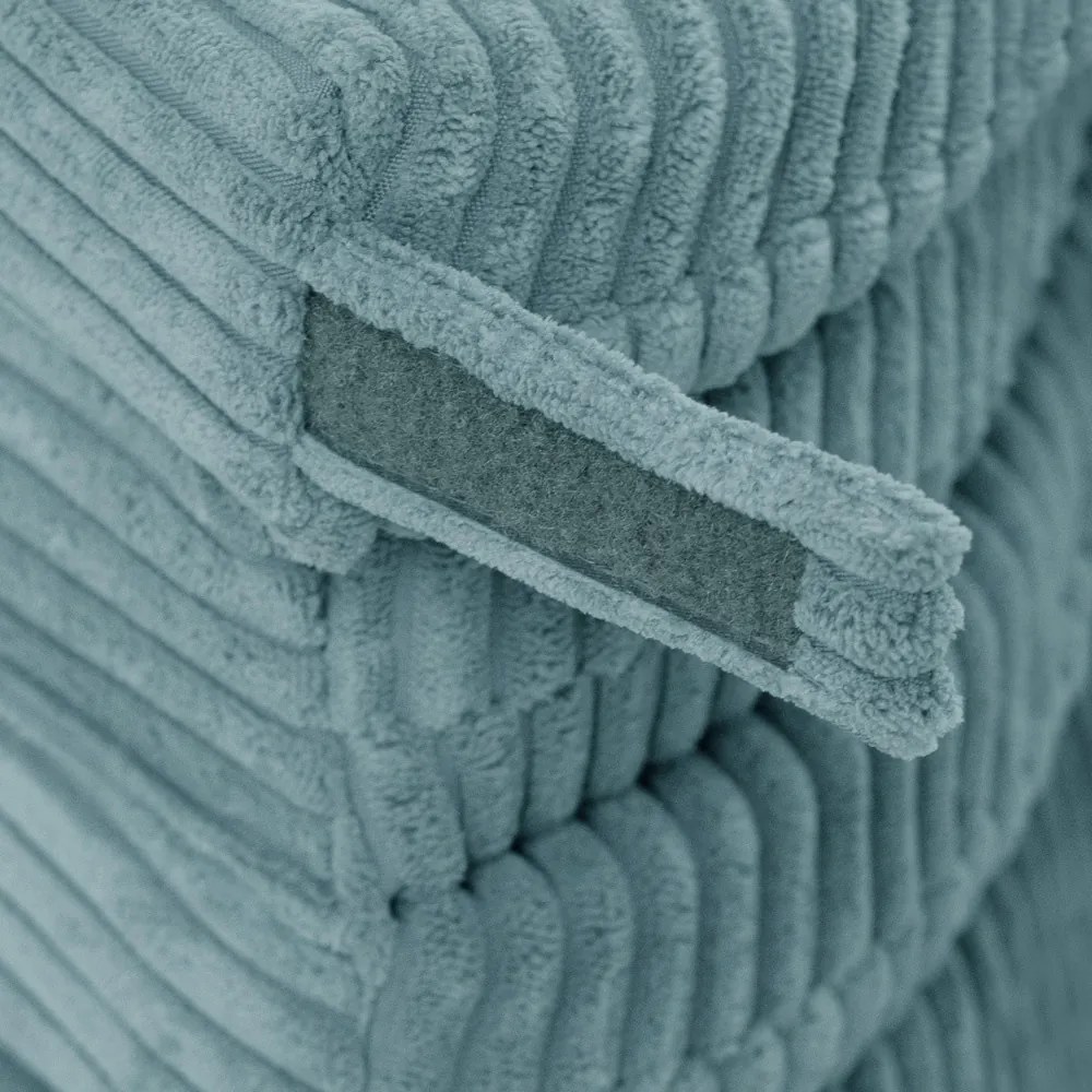 Kvetinová podložka 115x115x5cm, modrá, prémiový menčester