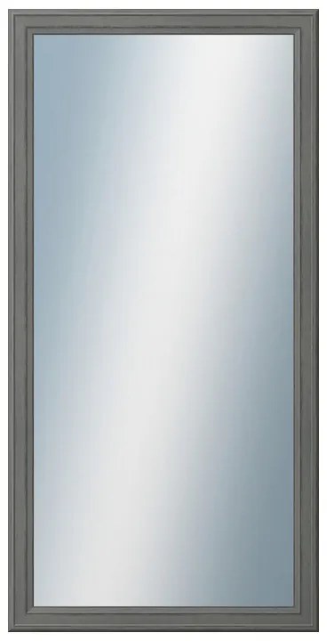 DANTIK - Zrkadlo v rámu, rozmer s rámom 60x120 cm z lišty STEP tmavošedá (3021)
