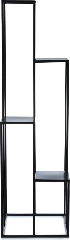 STOJAN NA KVETINÁČ KASKADA 150X44X44 CM ČIERNA