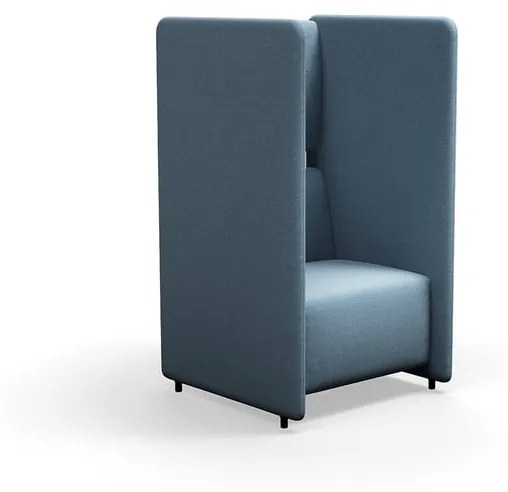 Kreslo CLEAR SOUND, 1-miestne, látka Focus Melange, sky blue