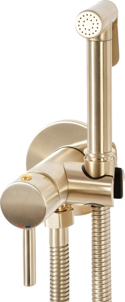 Rea Loop Lungo, podomietková bidetová batéria, zlatá matná, REA-B6311