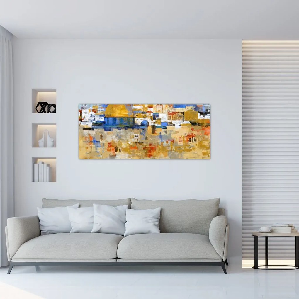 Obraz - Múr nárekov, Jeruzalem, Izrael (120x50 cm)