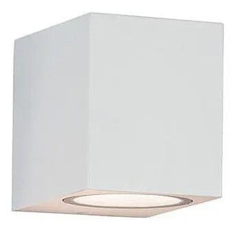 Zambelis E150 - Vonkajšie nástenné svietidlo 1xGU10/15W/230V IP54 biela