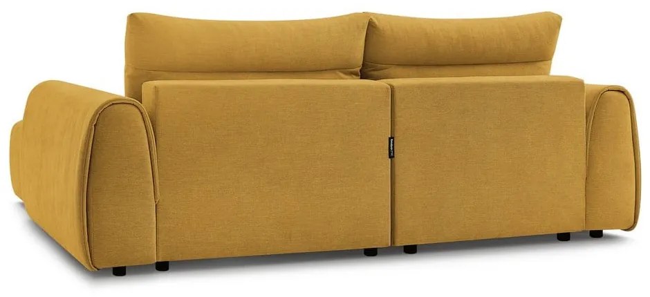 Okrovožltá rohová pohovka Aden – Bobochic Paris