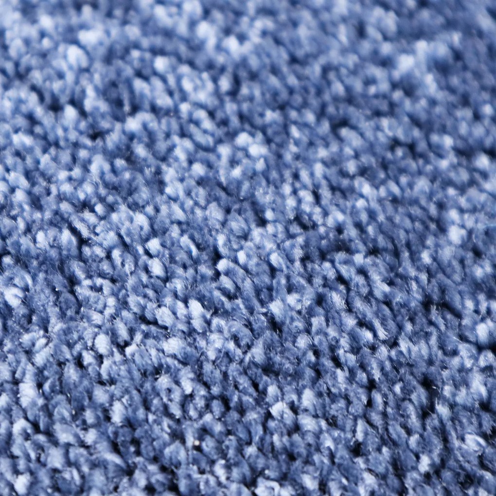 AladinWorld Expres, Behúň Velur Ultra tm. modrý, 80x400, modrá, detská izba