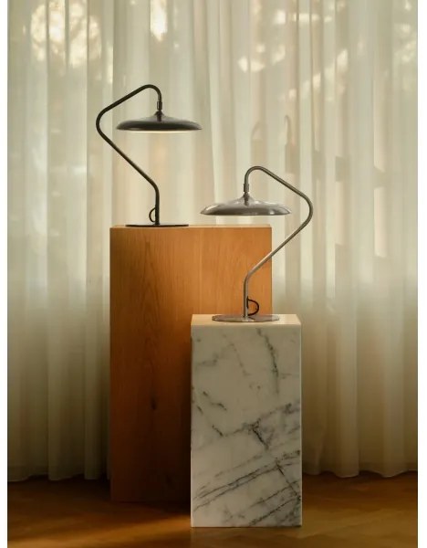 Nordlux - LED stolná lampa ARTIST LED/15W/230V nerezová