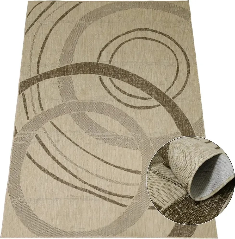 BE Koberec Eqos 0003 BEIGE – béžový obdĺžnikový Rozmer: 160x220 cm