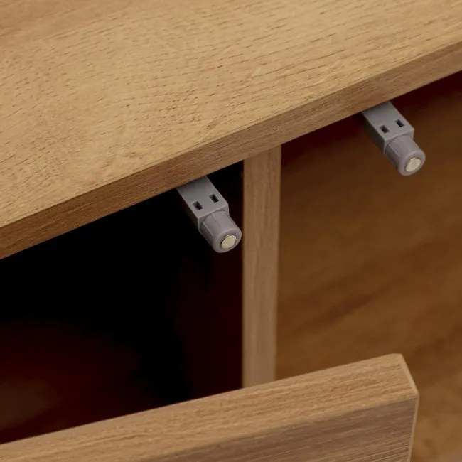 Stolík pod televízor HAGA s ratanom ALL 849713