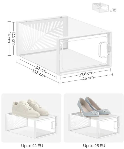Úložné boxy LSP106W18 (18 ks)