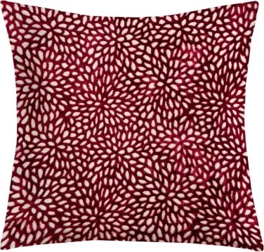 Dekoračný vankúš Maria 45x45 cm, červený%